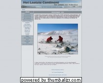 Het Laatste Continent - Een webstek over Antarctica - Wetenschappen