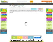 Number Addition Game - Addition Game for Kindergarteners