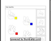 zoek dezelfde handen