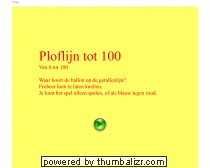 getallenlijn: ploflijn